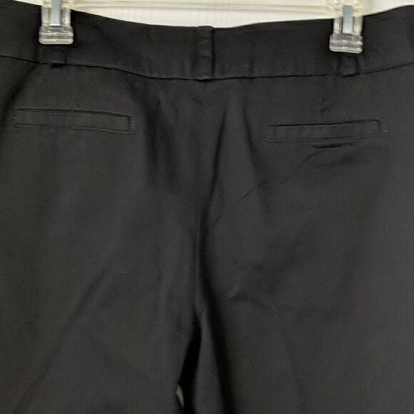 AGB  LADIES SZ 10 CROPPED BLACK FLAT FRONT PANTS - Picture 7 of 8